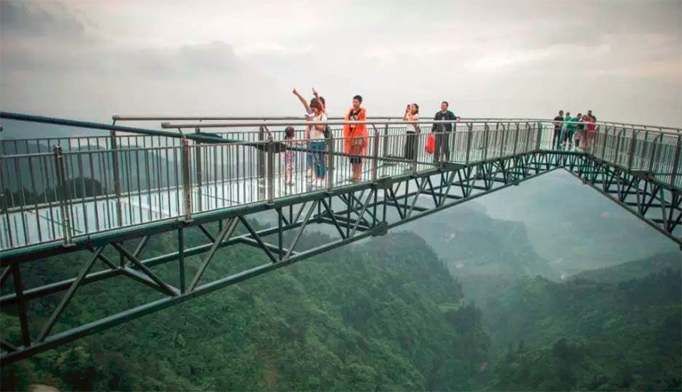 parque temático extremo Wansheng Ordovician en China