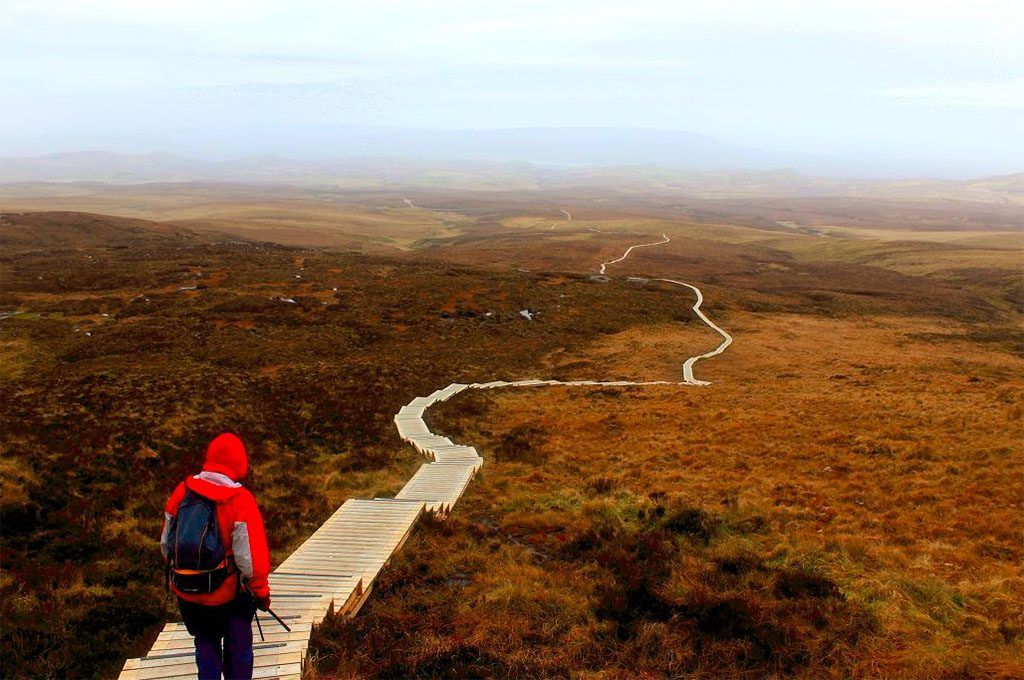 senderismo por Cuilcagh Legnabrocky Trail