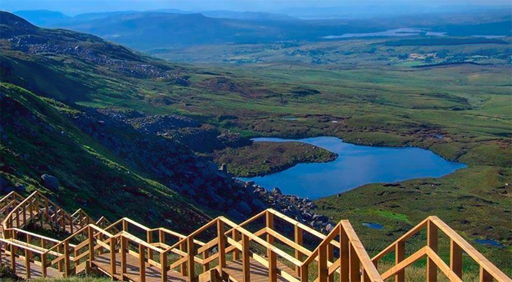 senderismo por Cuilcagh Legnabrocky Trail