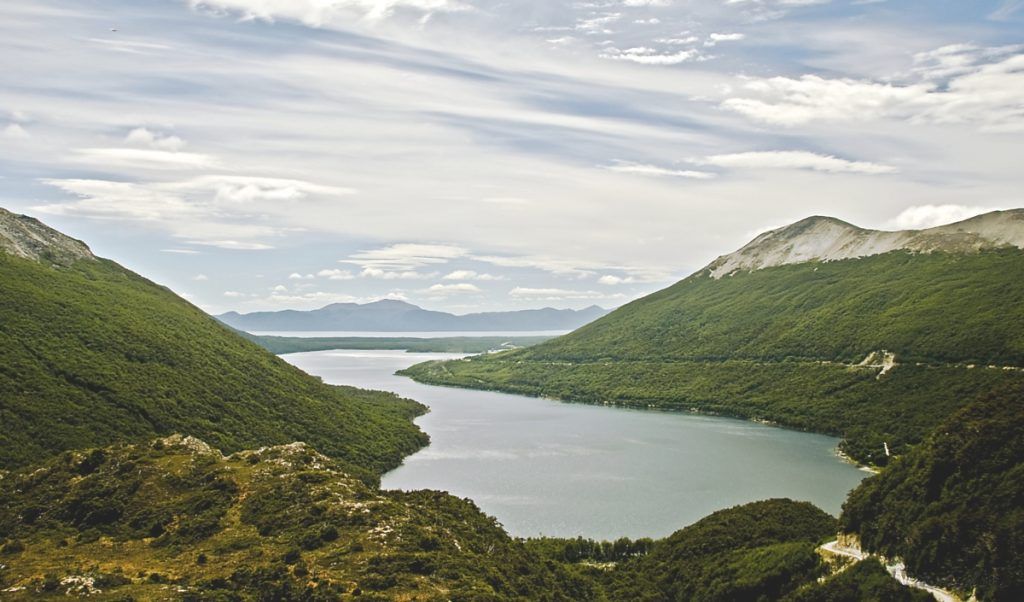 Lagos de tierra del fuego