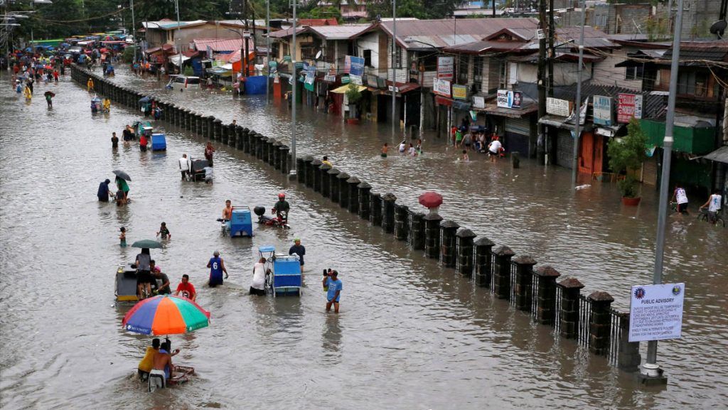 Tifón en Filipinas