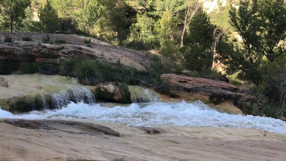 Paraje de los chorreras en Cuenca