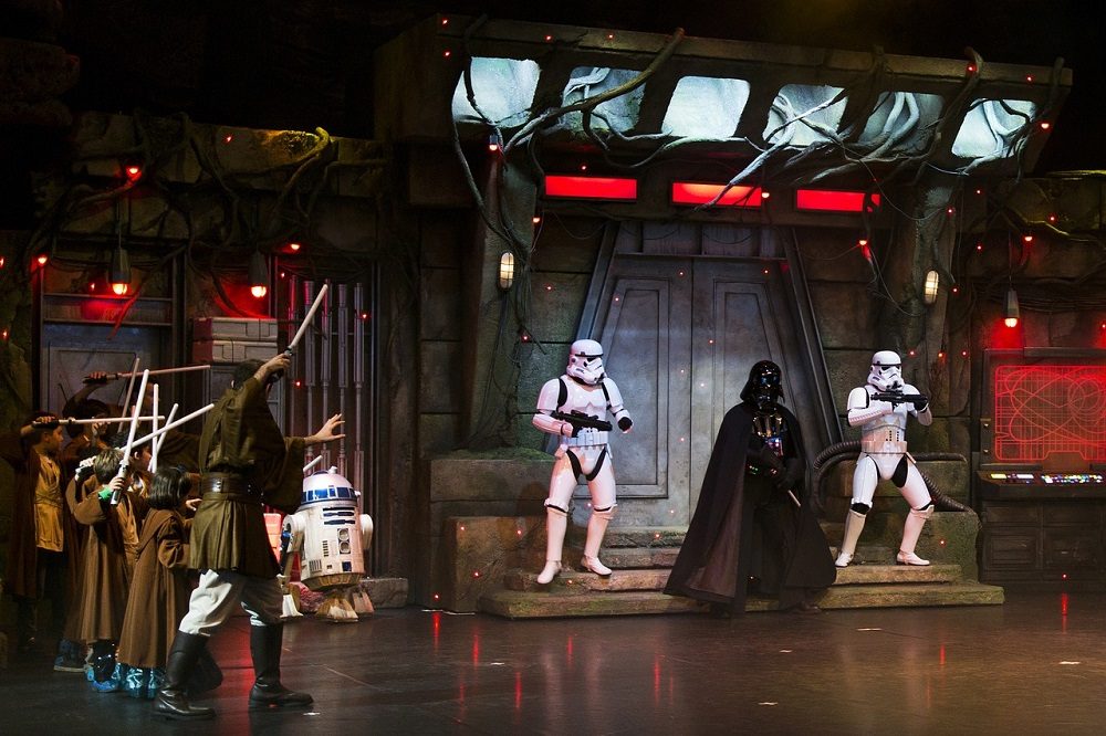 espectáculo de Star Wars en Disneyland París
