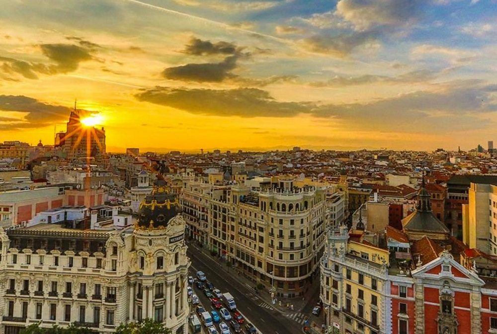 atardecer círculo de bellas artes