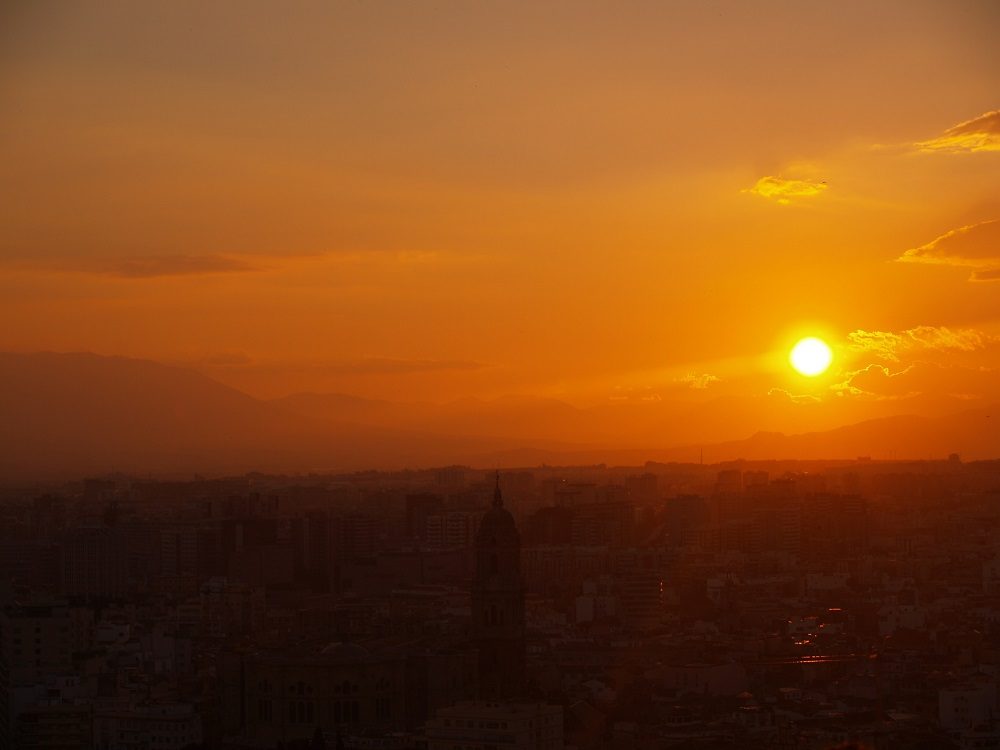 atardecer monte victoria
