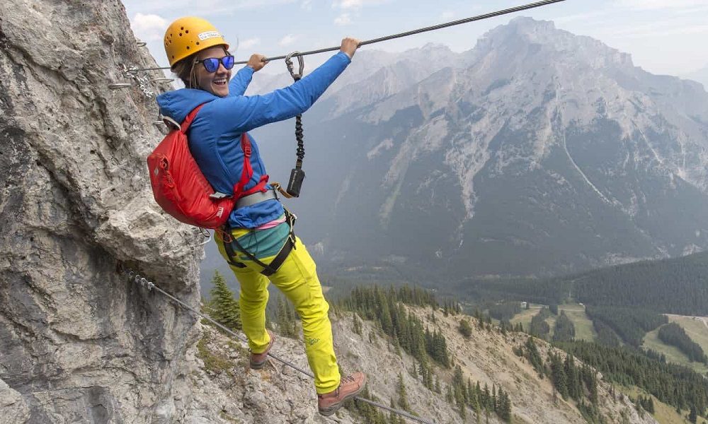 Vía ferrata con cable