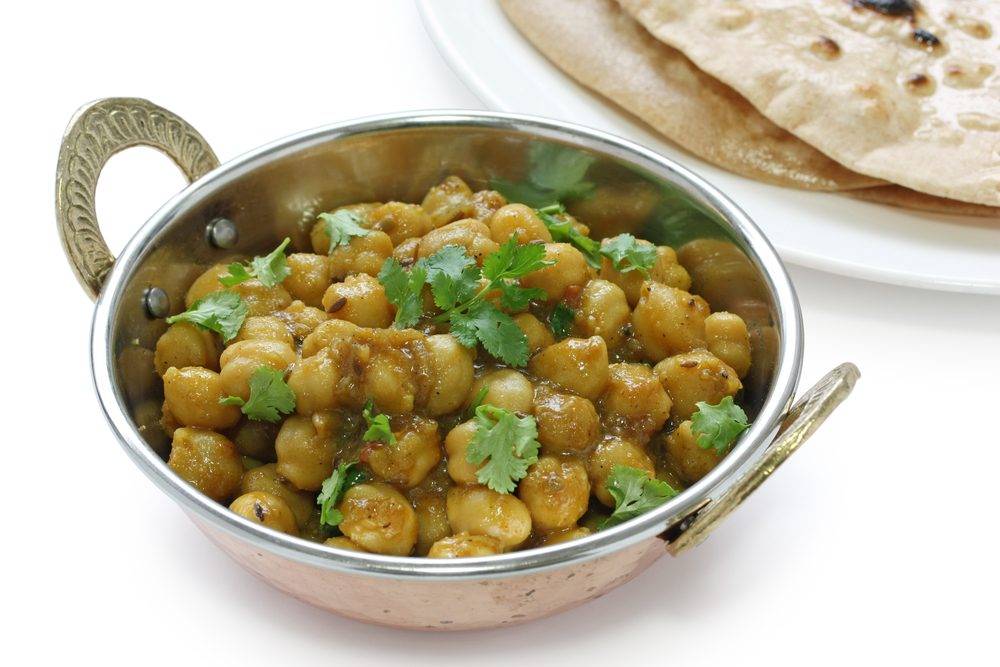 Curry de garbanzos chole