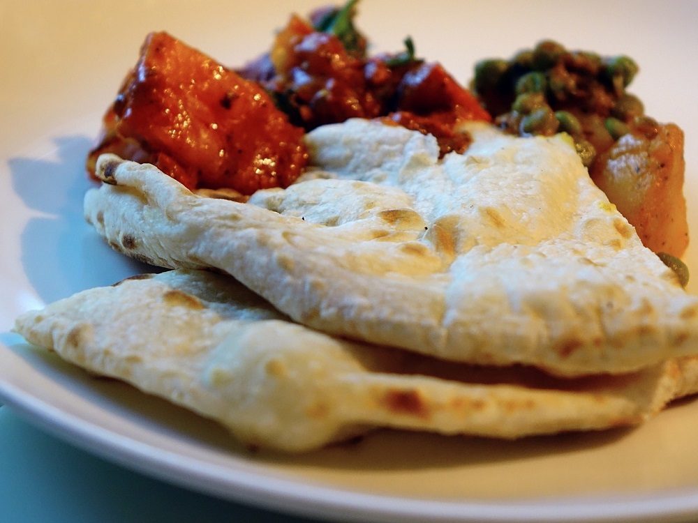 Naan, el pan típico de la gastronomía india