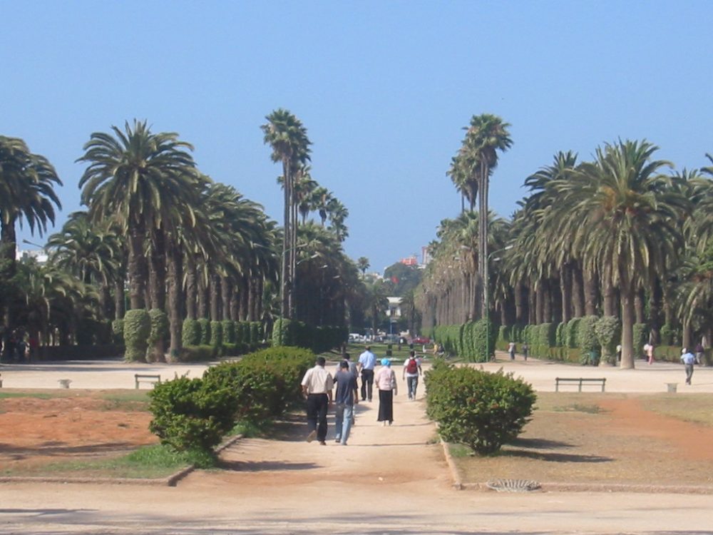 Parque de la Liga Árabe en Casablanca