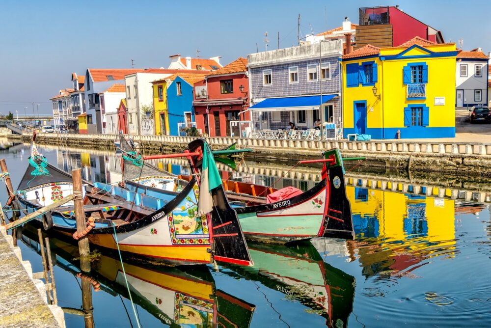 Aveiro, uno de los pueblos costeros más bonitos que ver en Portugal