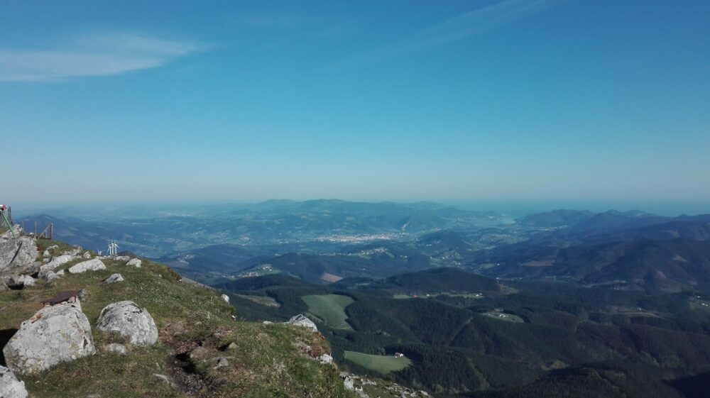 Vistas monte Oiz, una de las rutas más espectaculares de los Montes Vascos