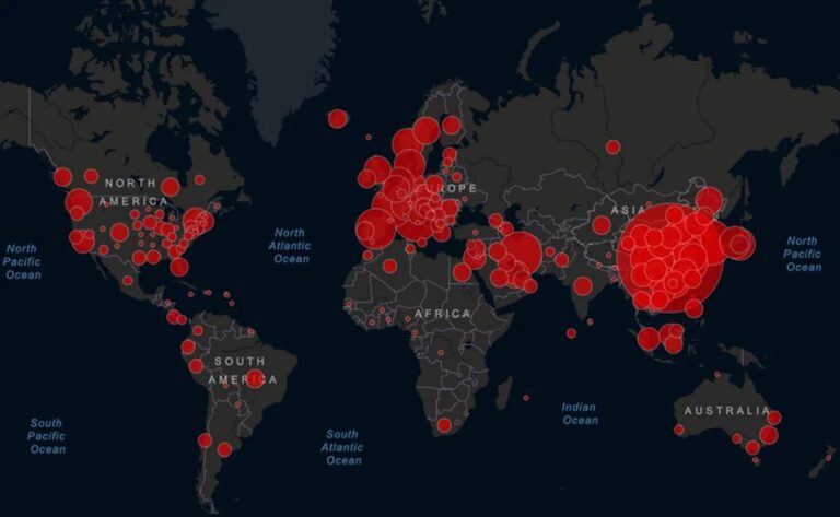 países más afectados por el coronavirus COVID-19