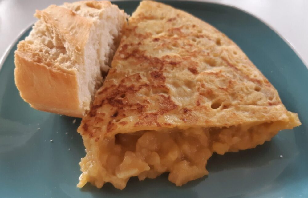 tortilla de patatas con o sin cebolla