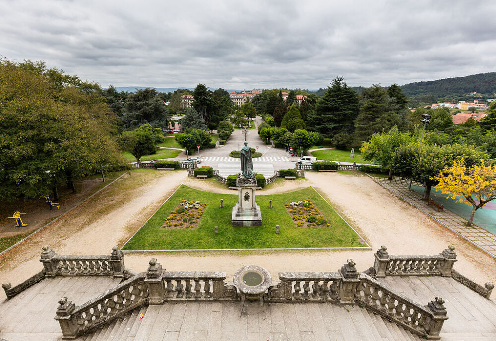 Parque de la Alameda en Santiago de Compostela