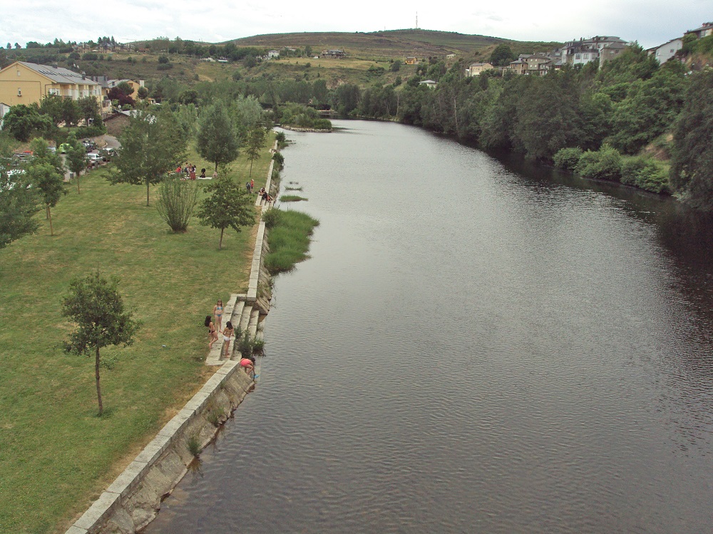 Bañarse en el río Tera, Zamora