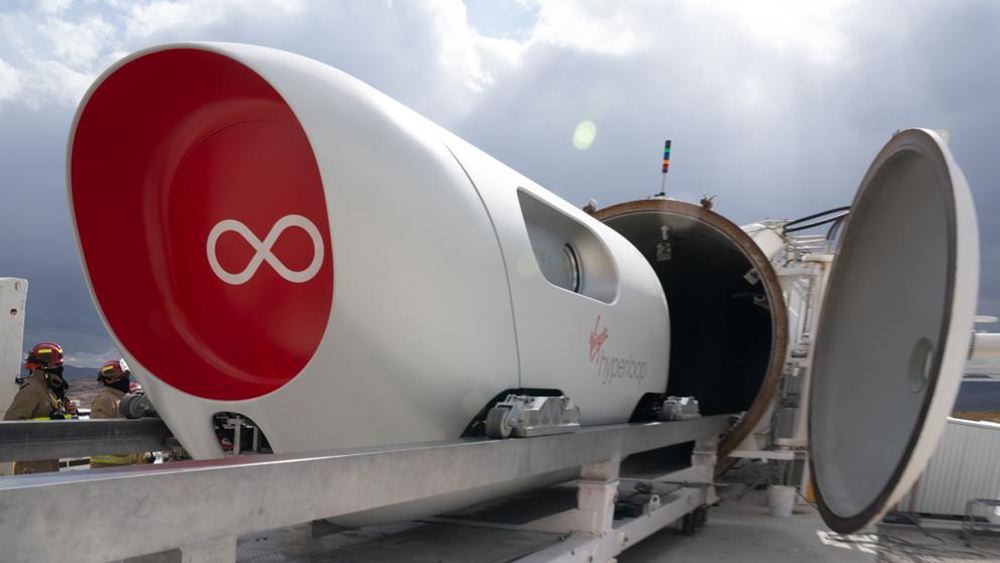 Nuevo transporte transporte Virgin Hyperloop