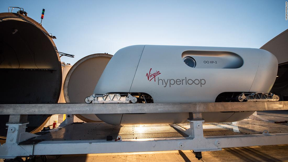Cómo es el nuevo transporte Virgin Hyperloop