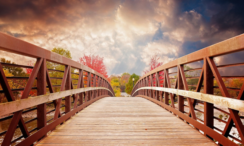Puente de madera