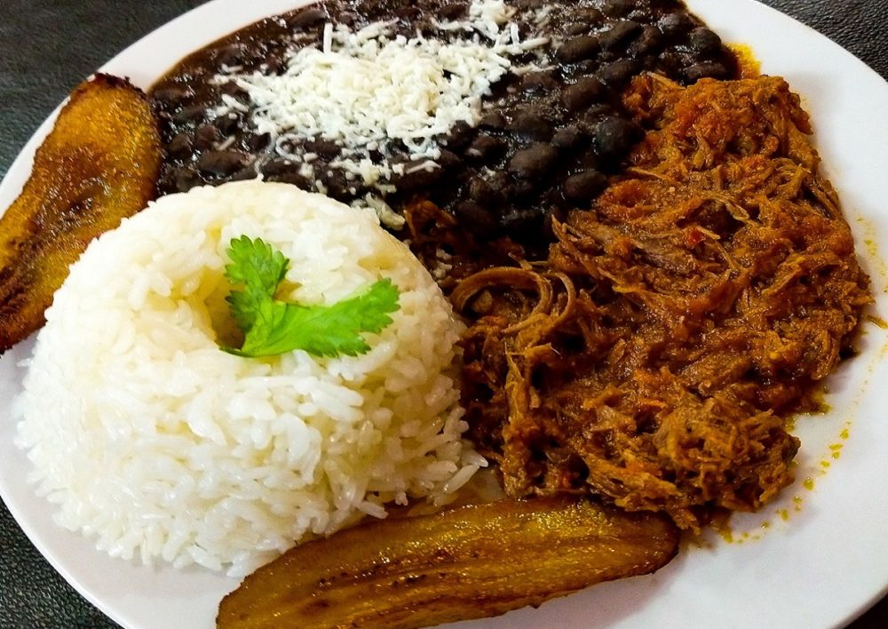 El pabellón criollo es el plato de la comida venezolana más emblemático